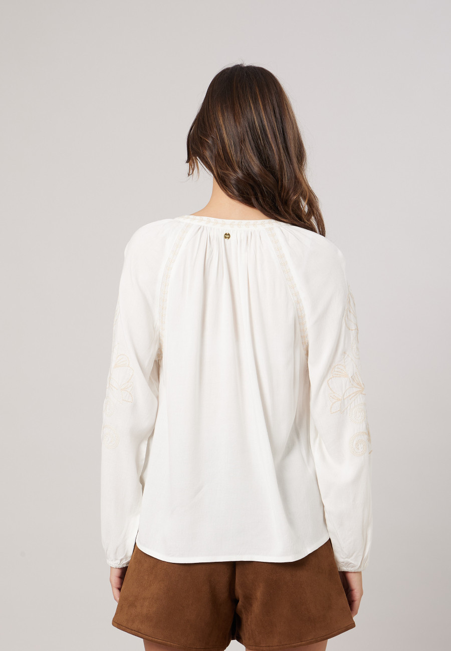 NATASSIA Blouse Off White women-4