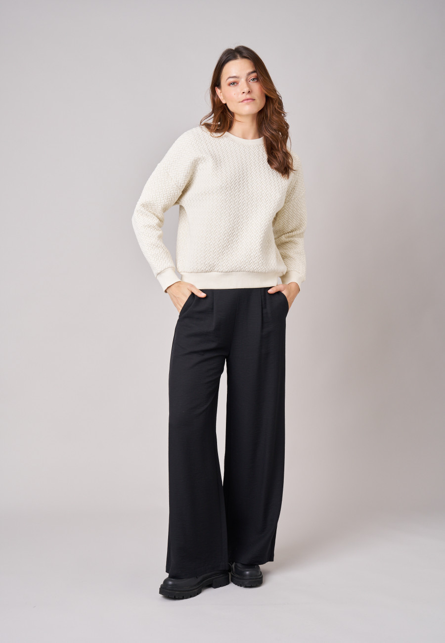 SALMA Sweatshirt Off White women-2