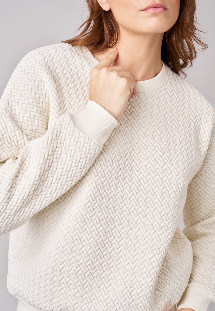 SALMA Sweatshirt Off White women-3