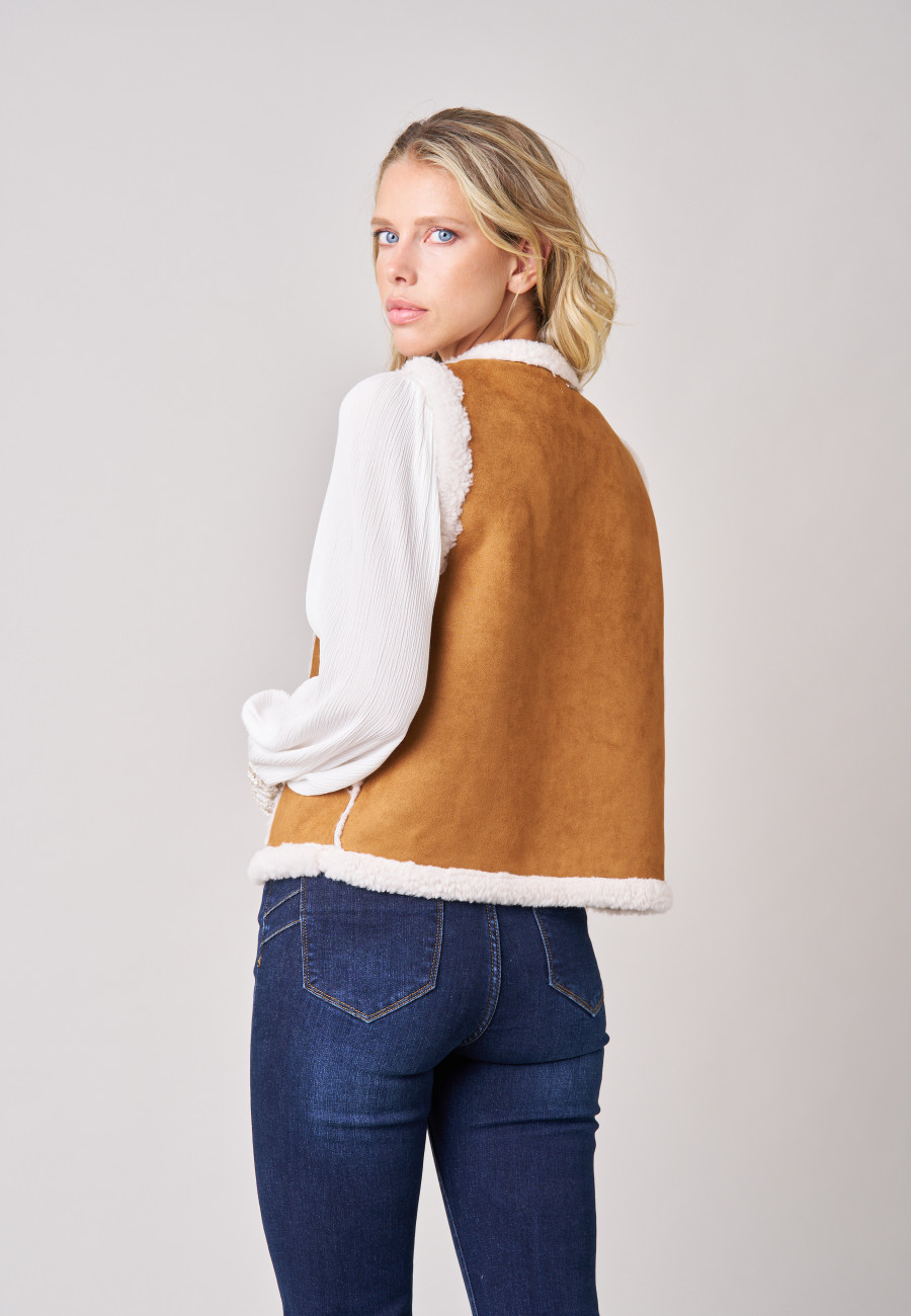 Gilet SVANY Whisky femme-4