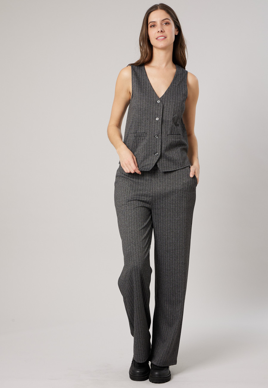 Gilet CAMBERLY Dark Grey Mel femme-2