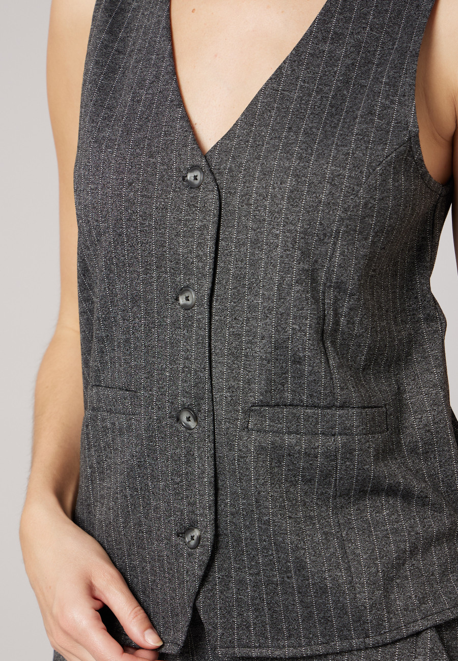 CAMBERLY Vest Dark Grey Mel women-3