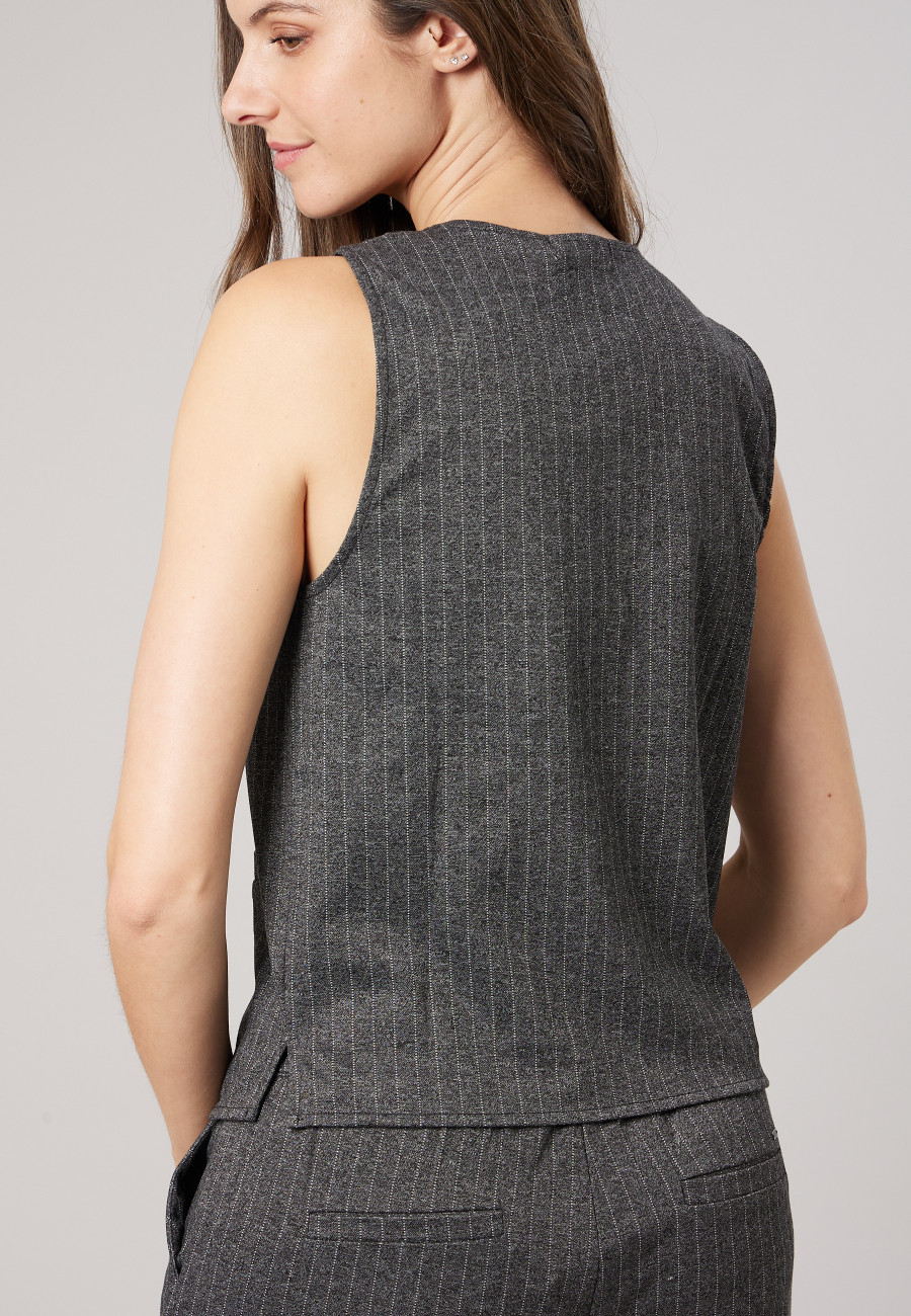 Gilet CAMBERLY Dark Grey Mel femme-4