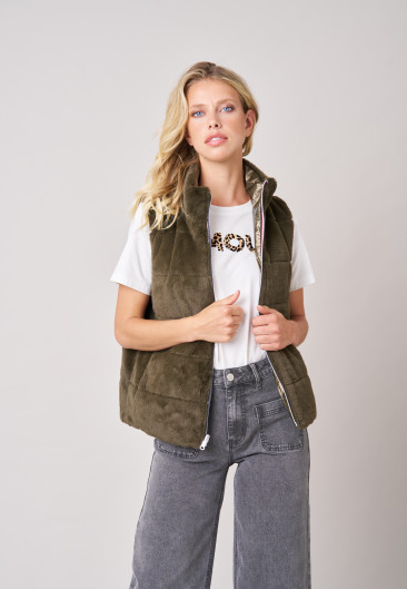 Doudoune NARA Taupe femme-1