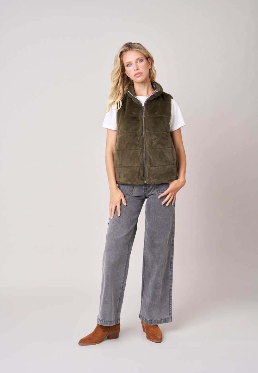 NARA Down Jacket Khaki women-4