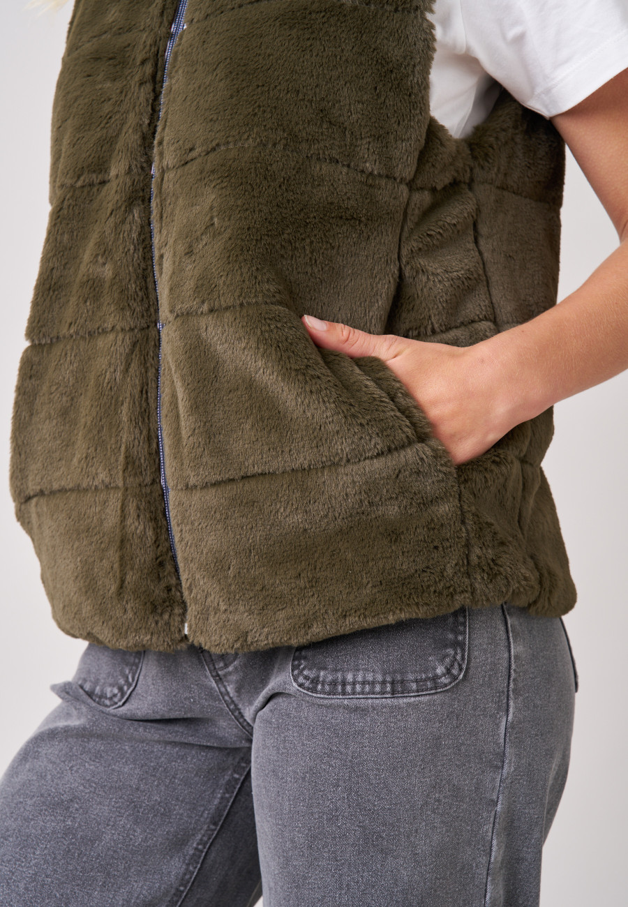 NARA Down Jacket Khaki women-6