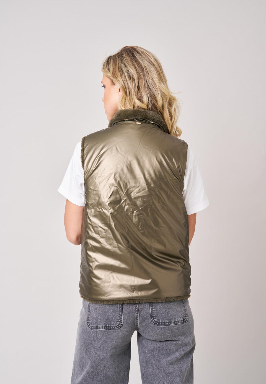 NARA Down Jacket Khaki women-7