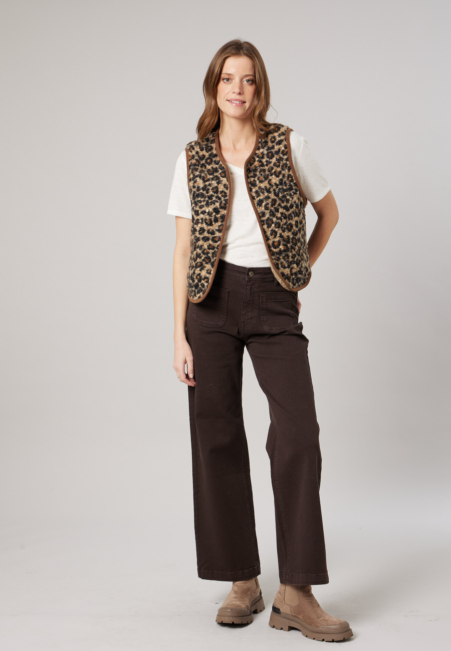 AZMIRA Vest Beige women-3