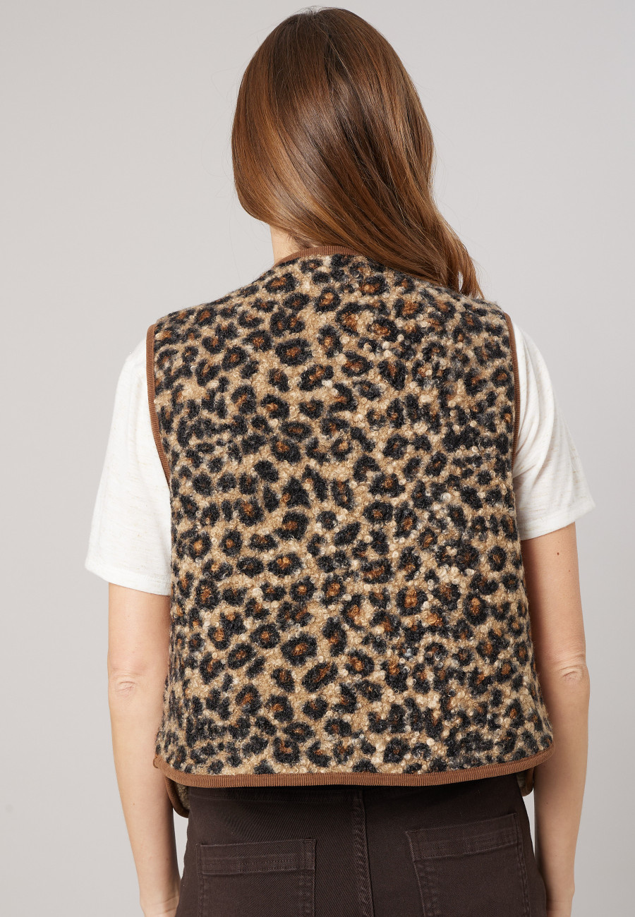 AZMIRA Vest Beige women-4