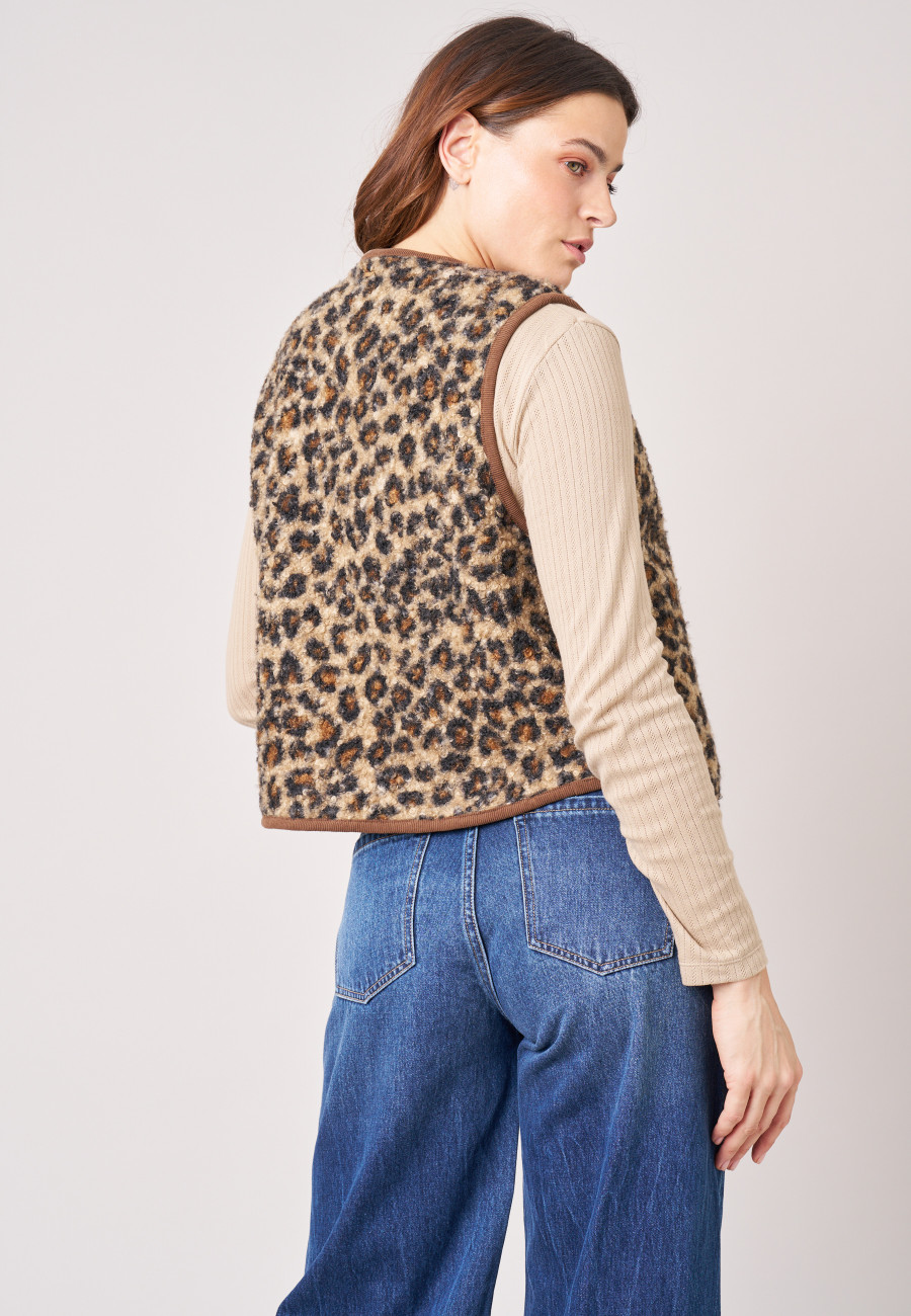 AZMIRA Vest Beige women-6