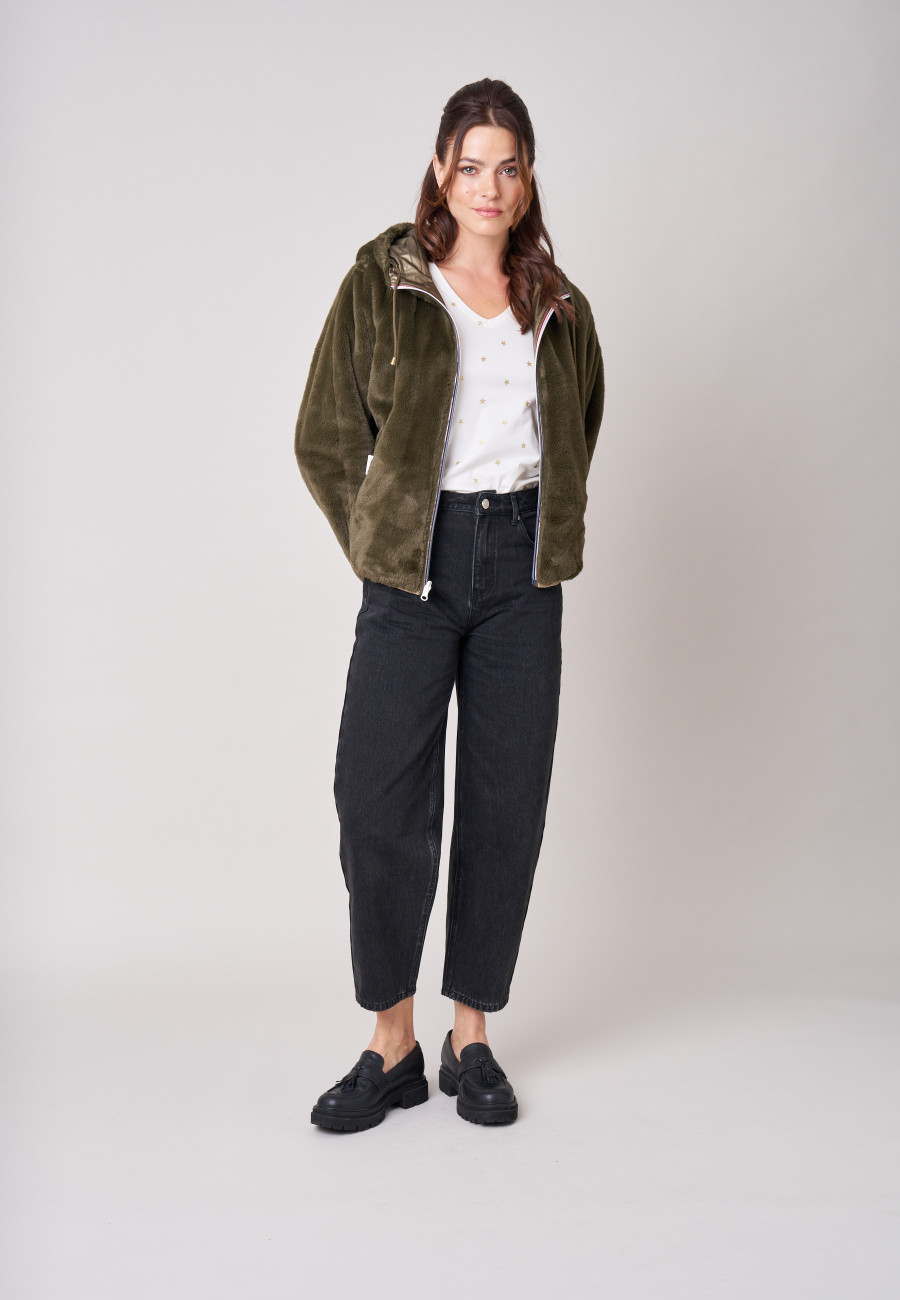 Blouson ISSIA Khaki femme-4