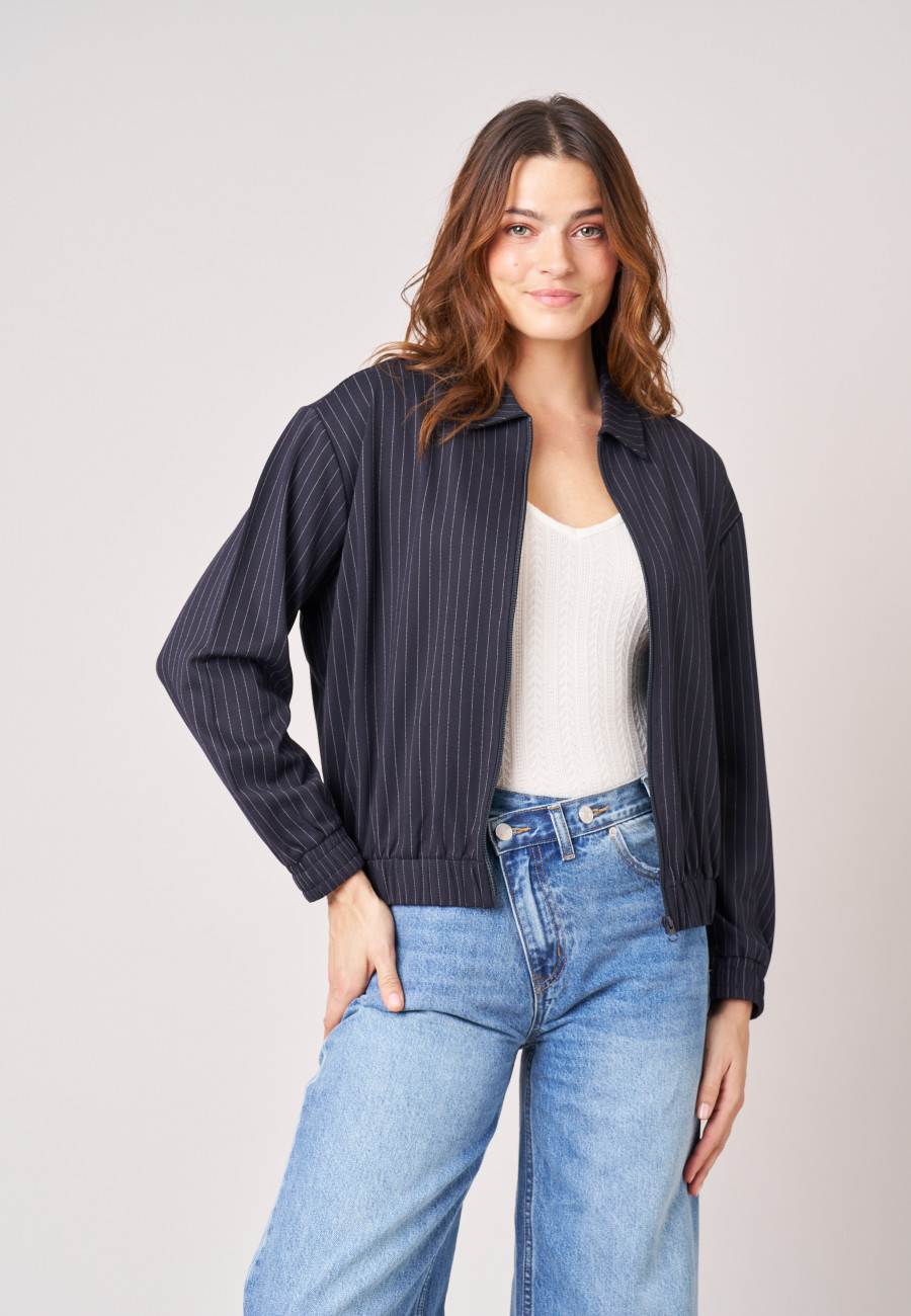 Bomber ALTHEA Navy femme-2