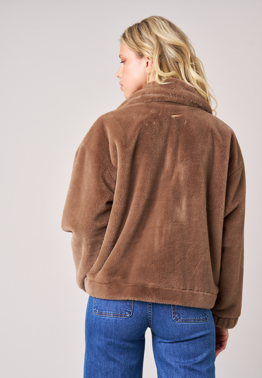 RUSALKA Jacket Brown women-4