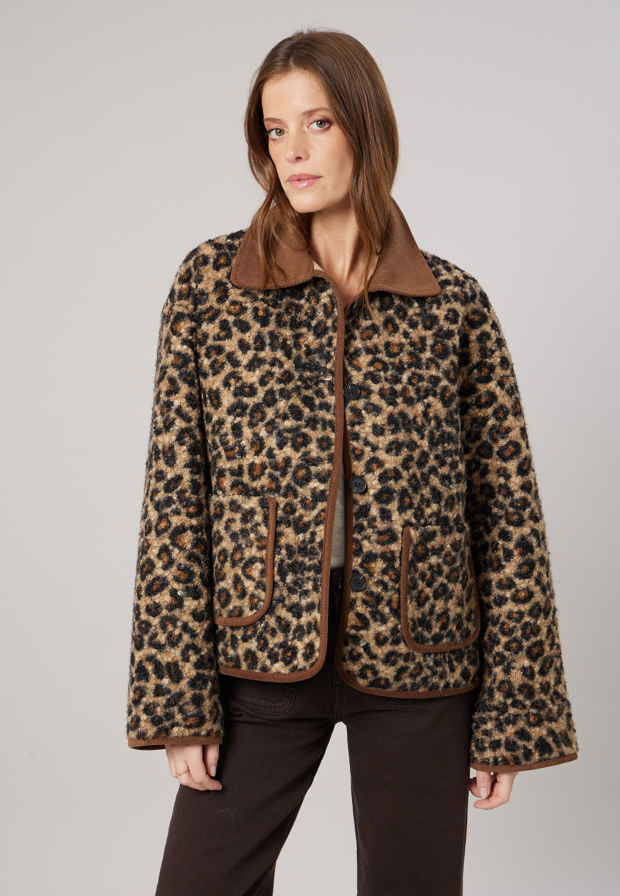 Veste THALYA Brown femme-1