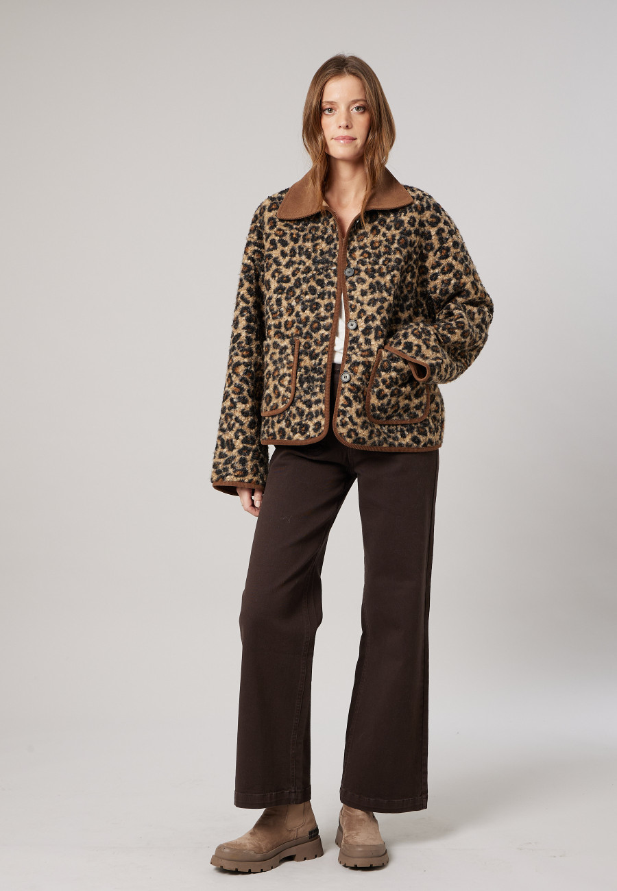 Veste THALYA Brown femme-2