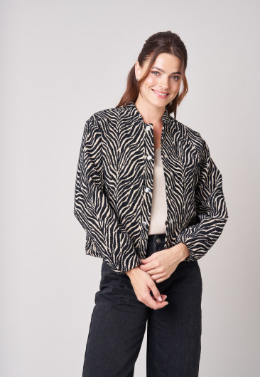 Veste ZEBRYA Black femme-1