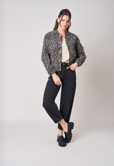 Veste ZEBRYA Black femme-1