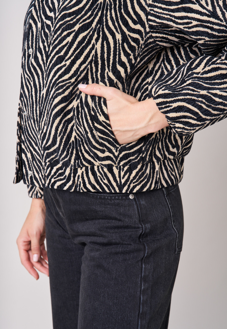 Veste ZEBRYA Black femme-3