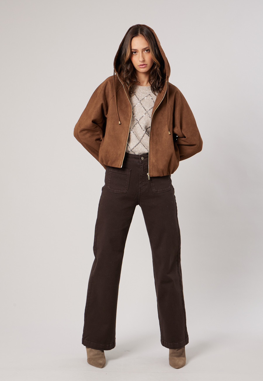 Veste NAMACI Light Brown femme-2