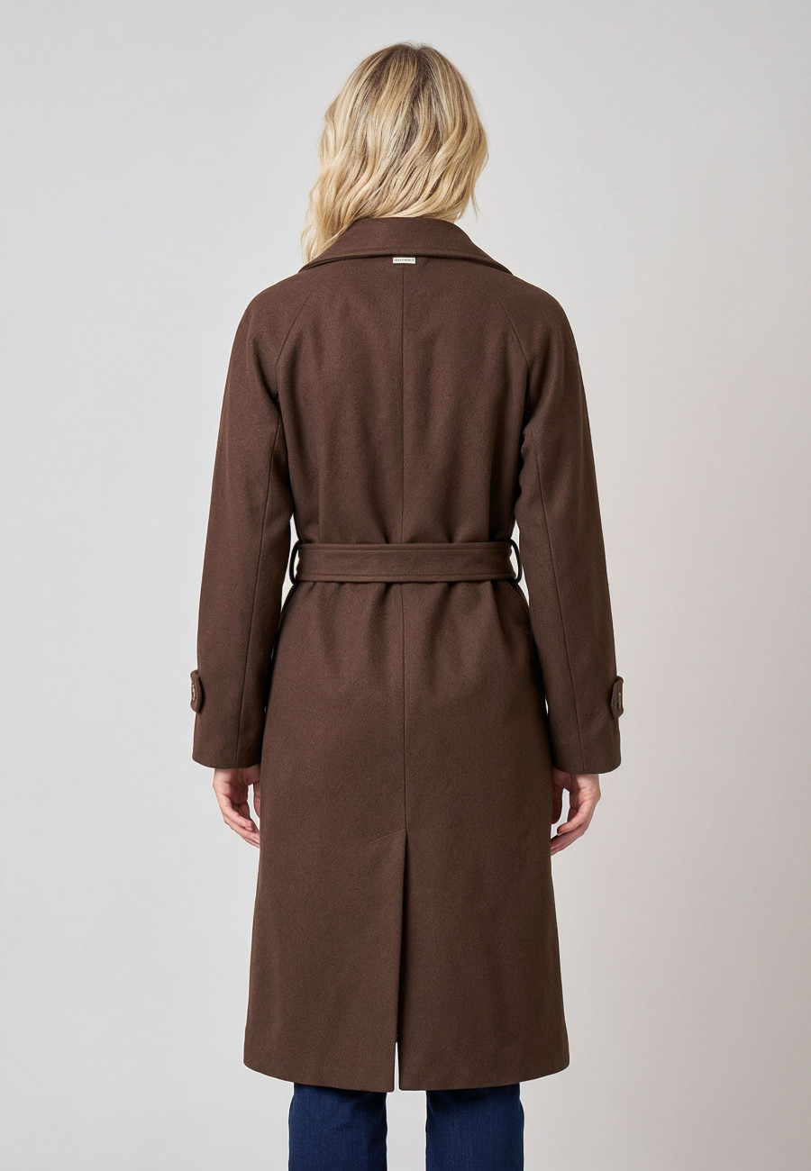 Manteau LINKARA Brown femme-4