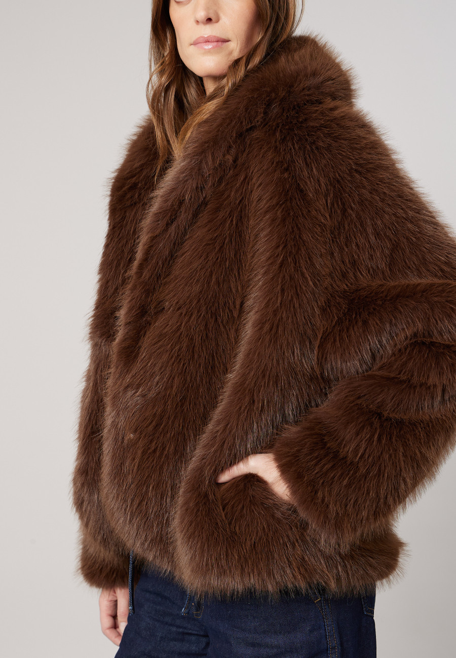 Veste PAOLINA Brown femme-3