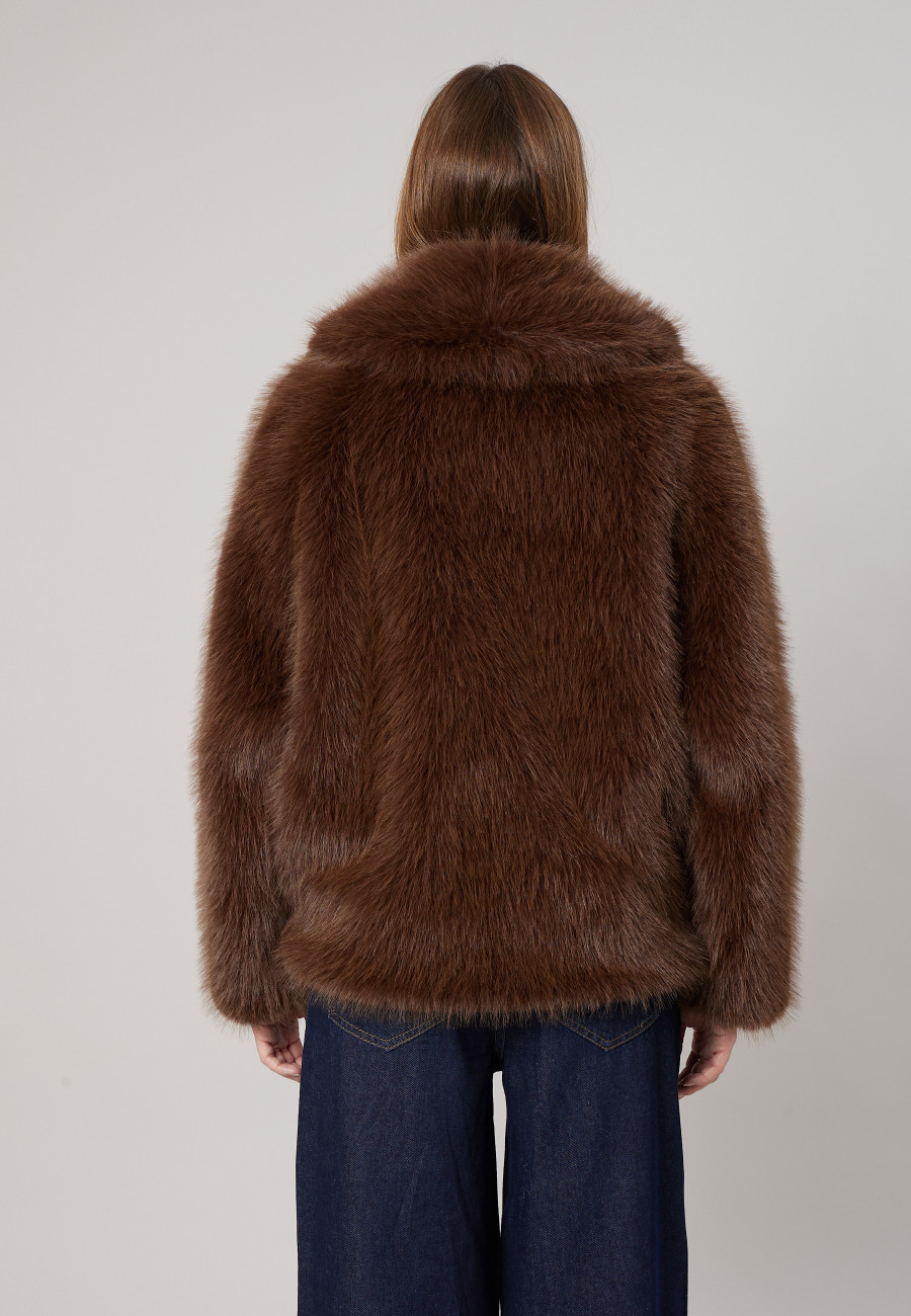 PAOLINA Jacket Brown women-4