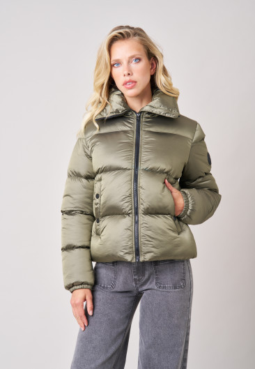 Doudoune GASSIE Taupe femme-1