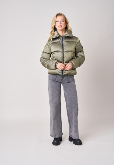 Doudoune GASSIE Taupe femme-1