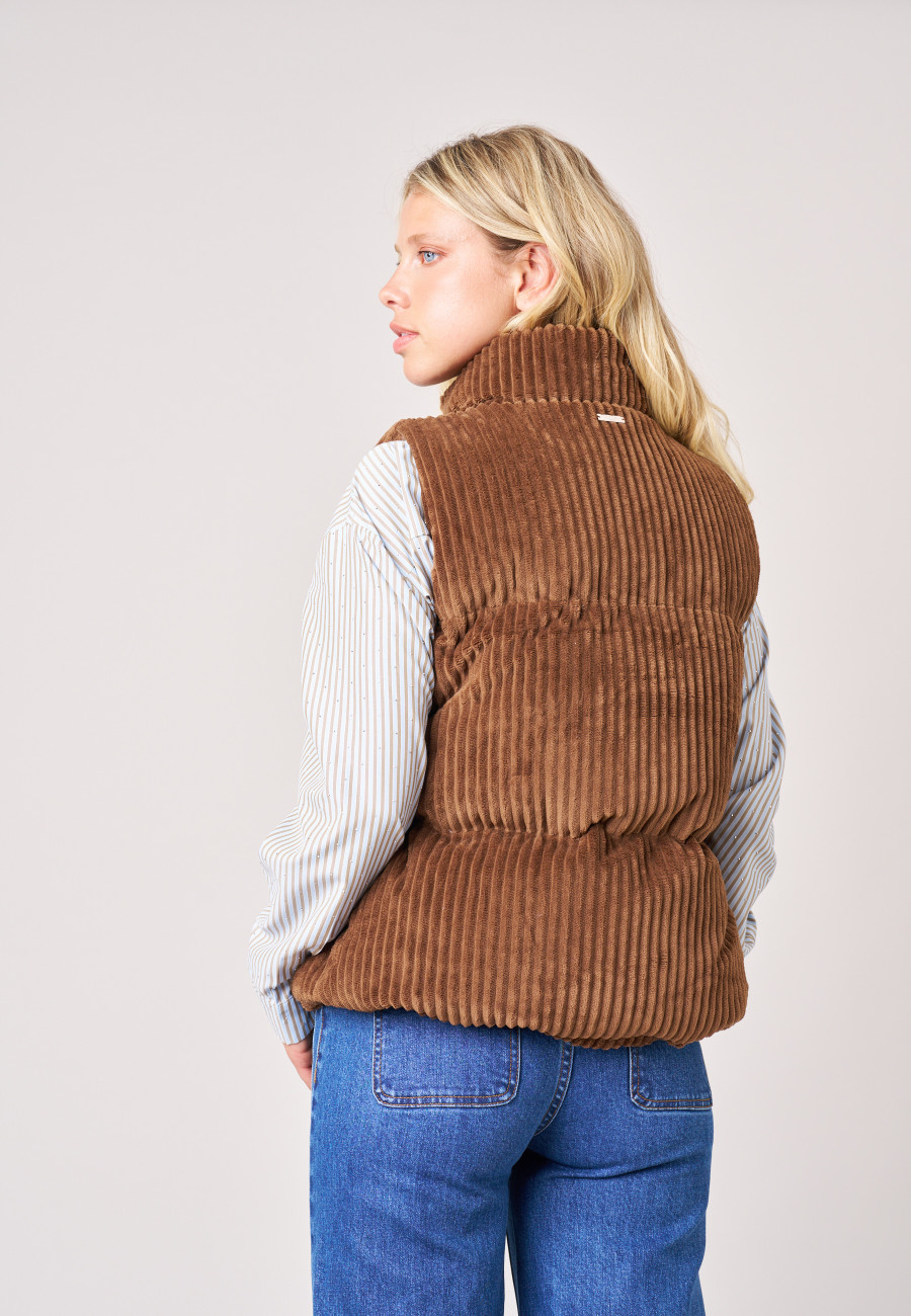 Doudoune NOLINE Light Brown femme-4