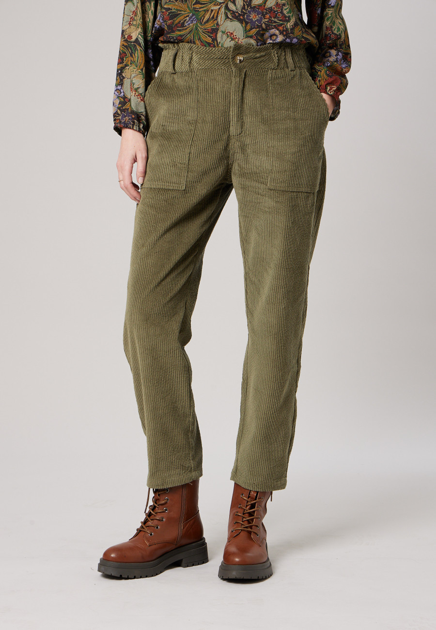 WENDELI Trousers Dark Khaki women-2