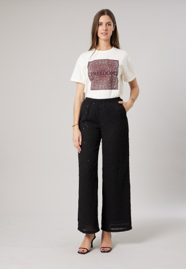 FLORIANA Trousers Black women-1