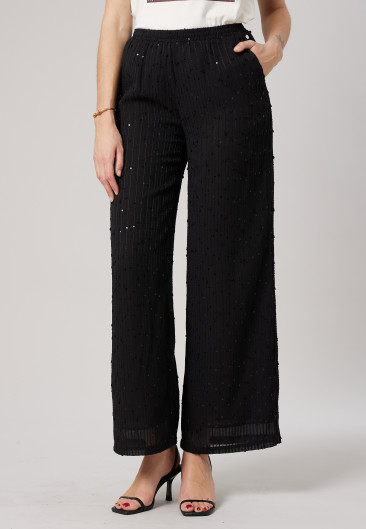 FLORIANA Trousers Black women-1