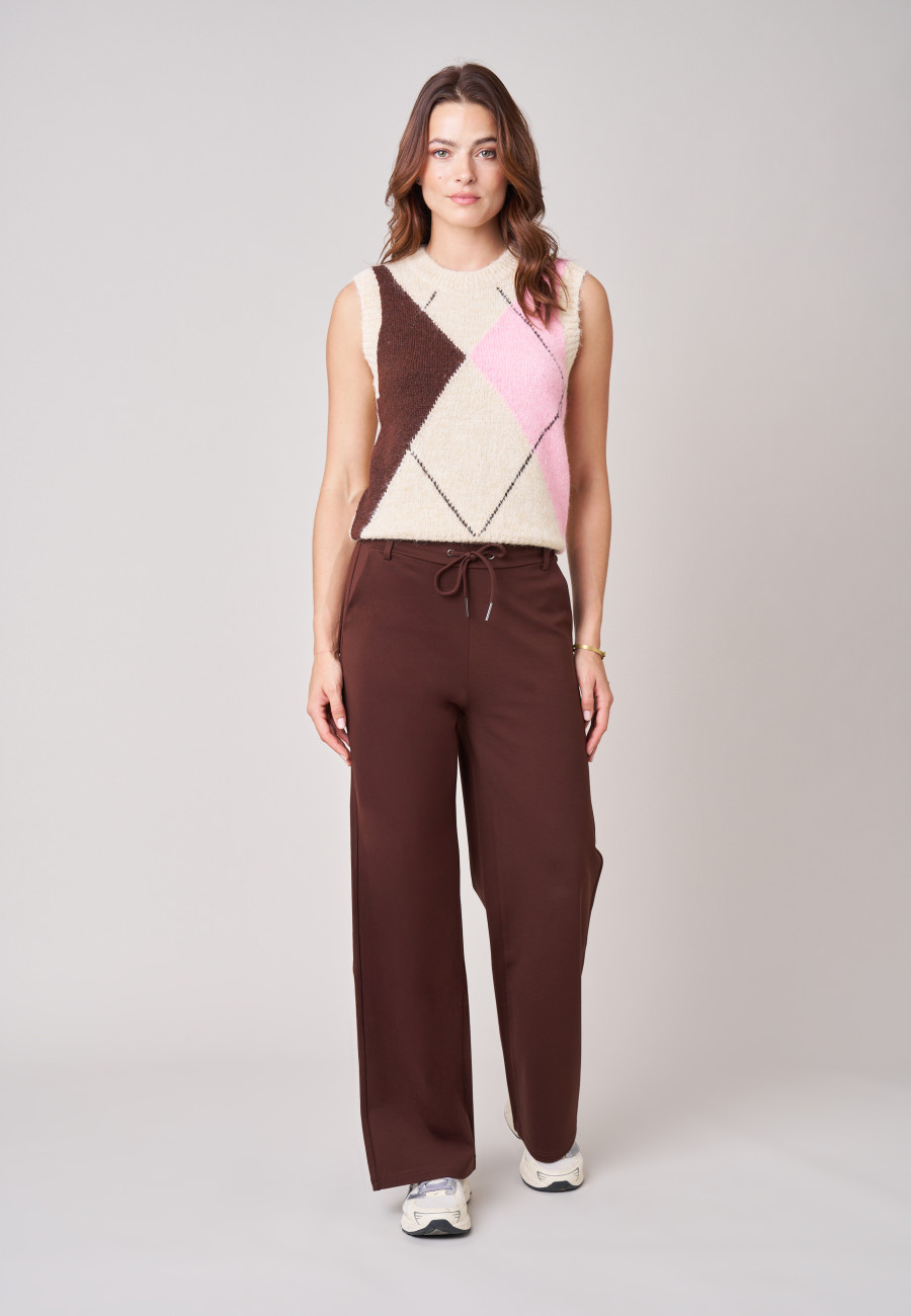 NOA Trousers Light Brown women-1