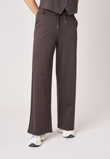 TAYSEN Trousers Dark Grey Mel women-1