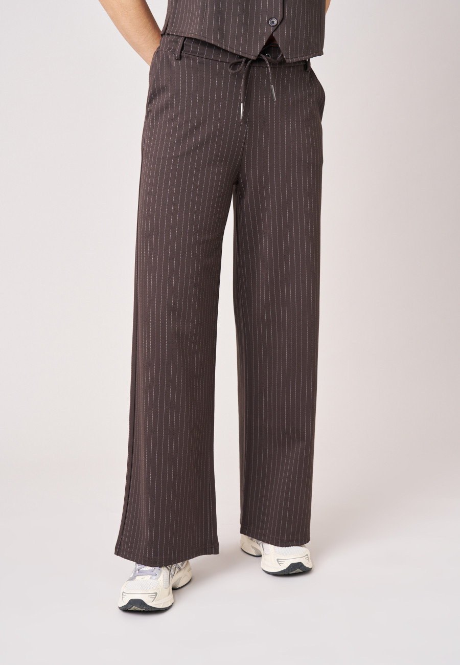 Pantalon TAYSEN Brown femme-2