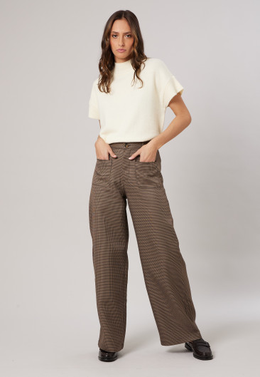 DEBBY Trousers Taupe women-1