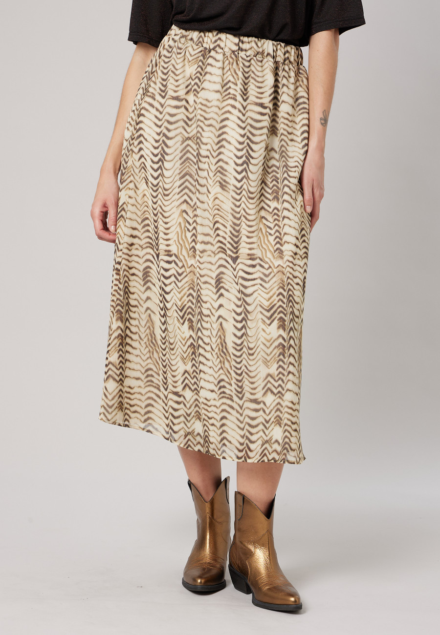 Jupe PRISCIA Cream femme-2