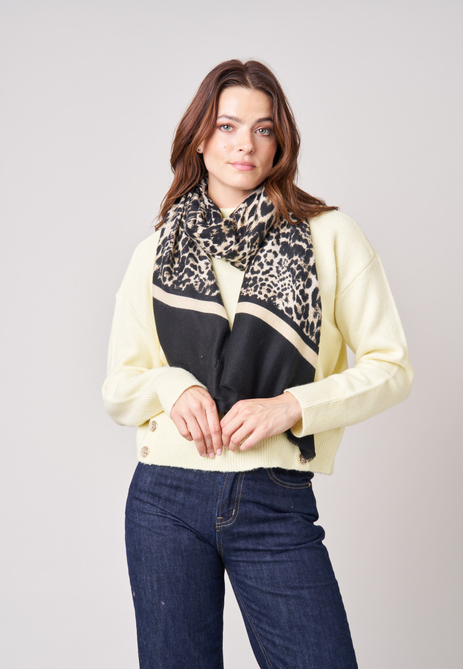 MINIA Scarf Black women-2