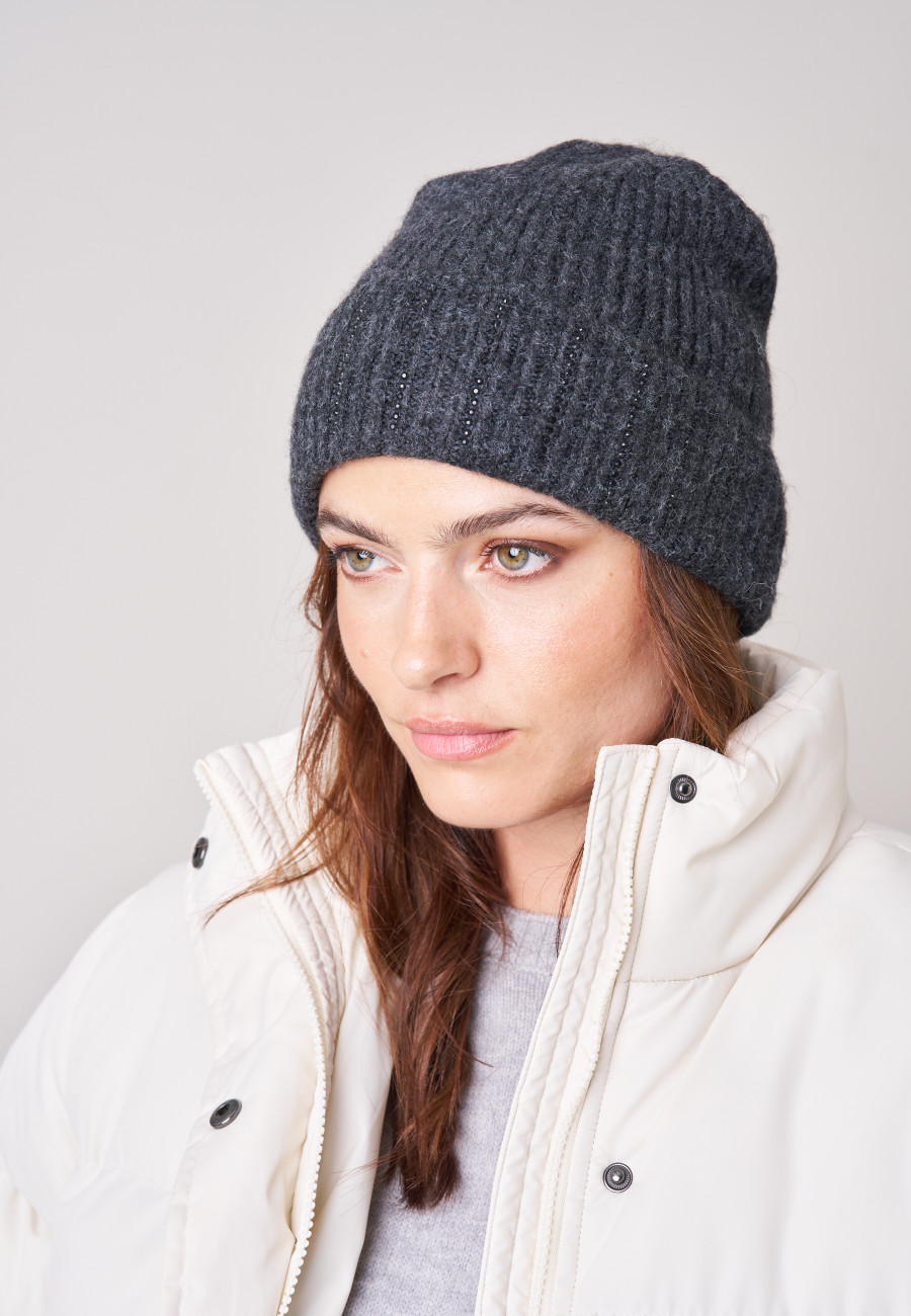 ALIZON Beanie Anthracite women-1