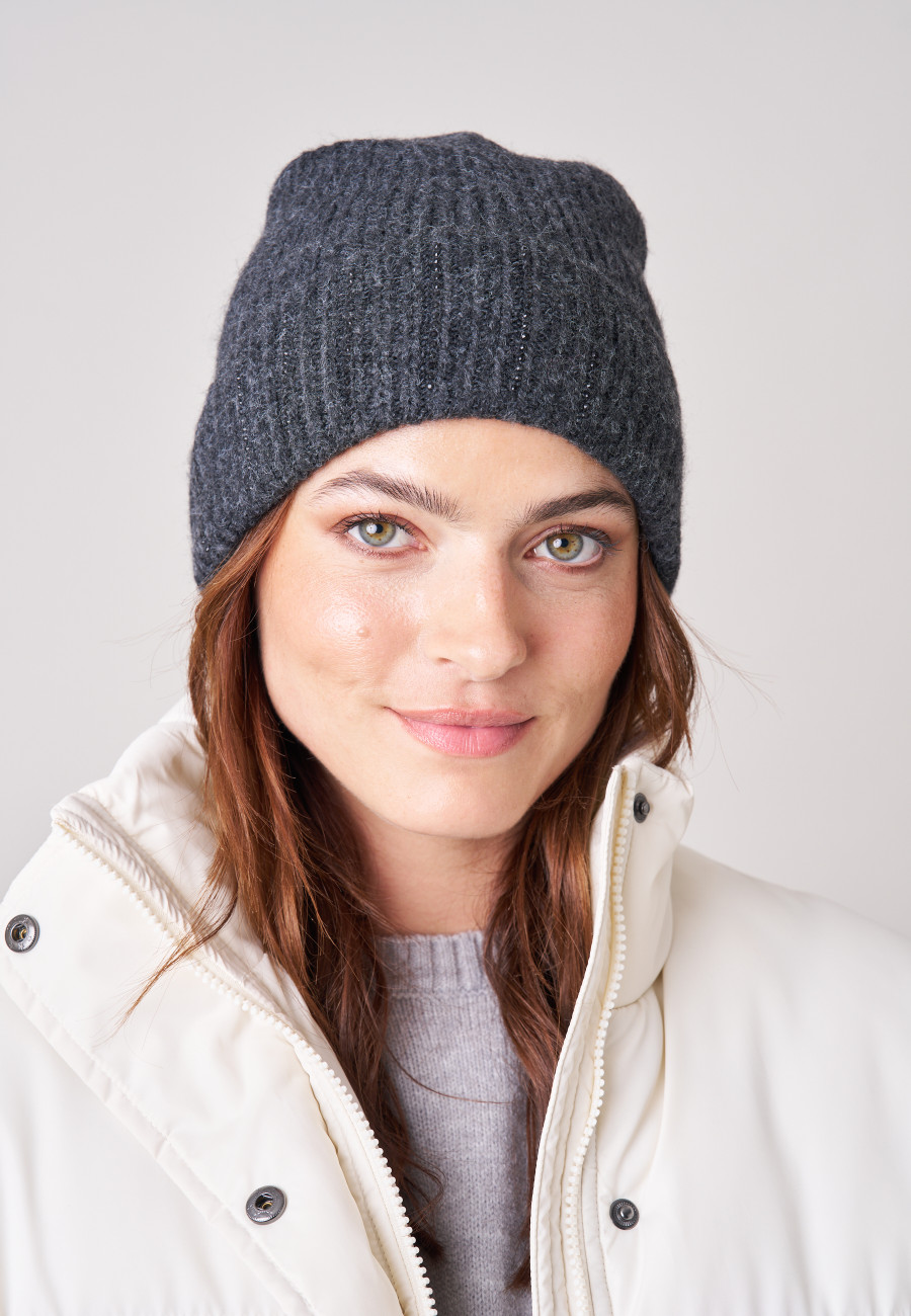 ALIZON Beanie Anthracite women-2