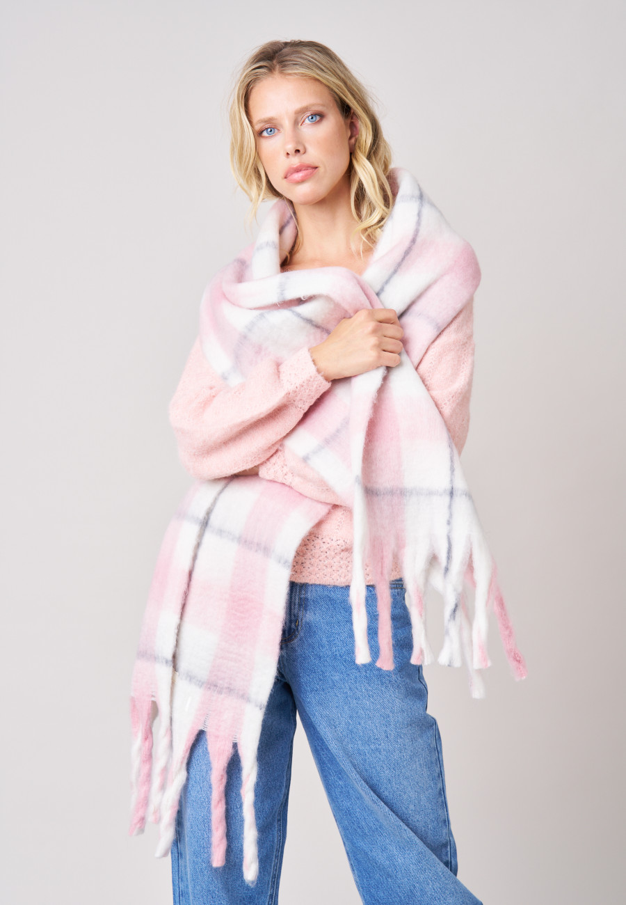 Écharpe JANY Light Pink femme-1