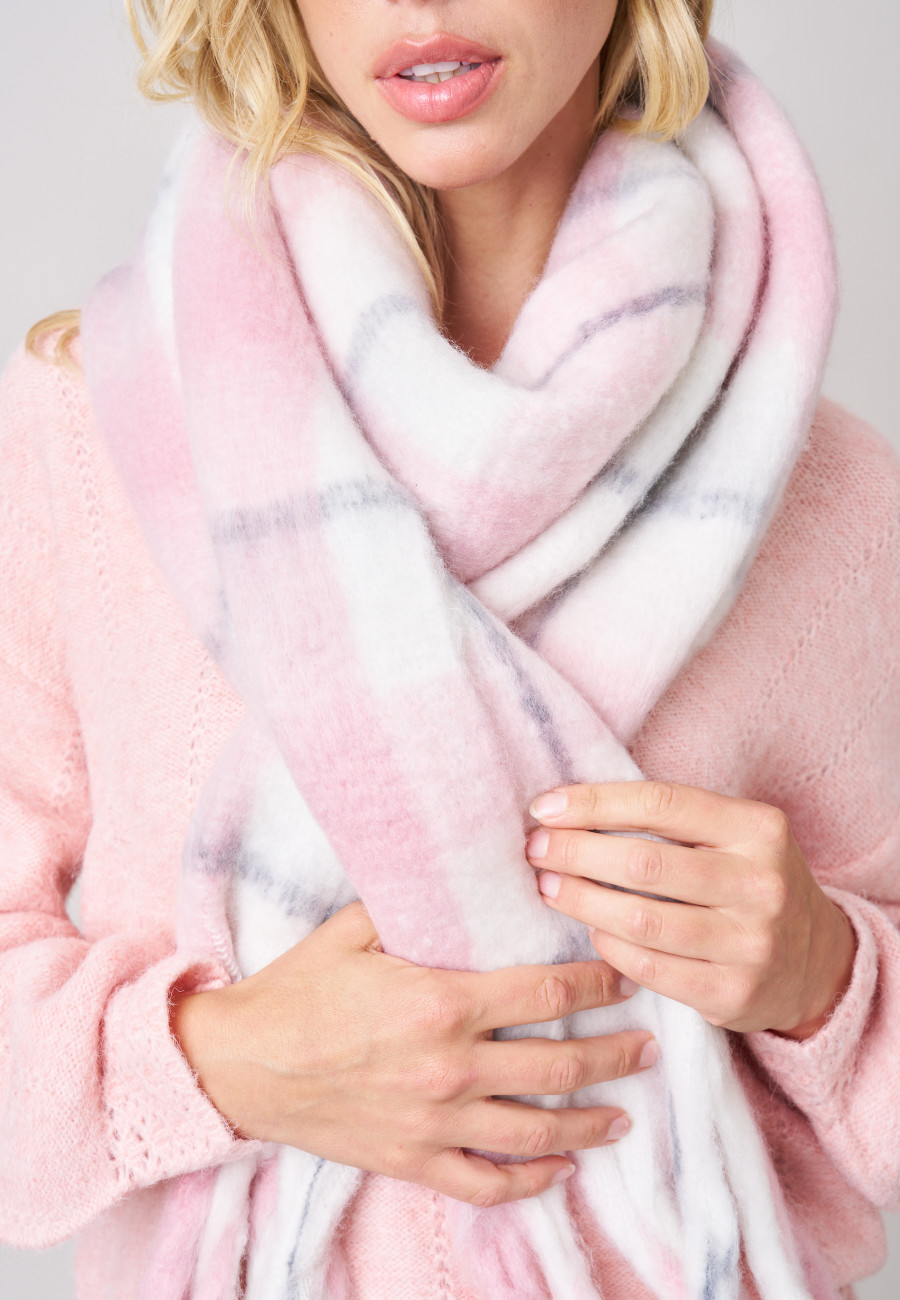 Écharpe JANY Light Pink femme-3