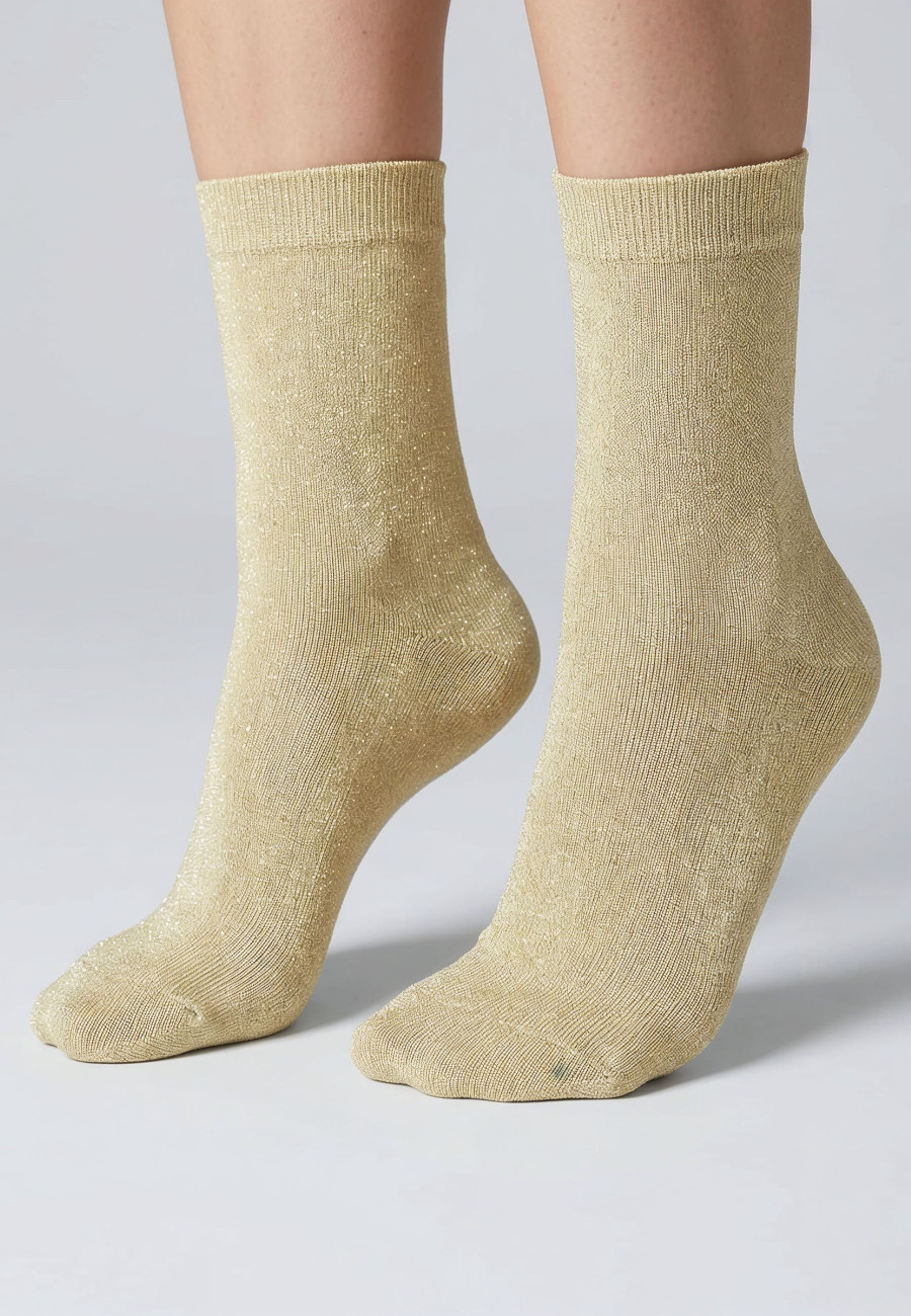 Chaussettes ZEBRA Light Brown femme-4