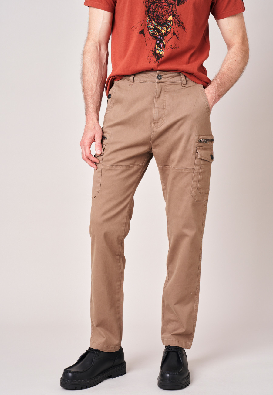 Pantalon DANASON Light taupe homme-2