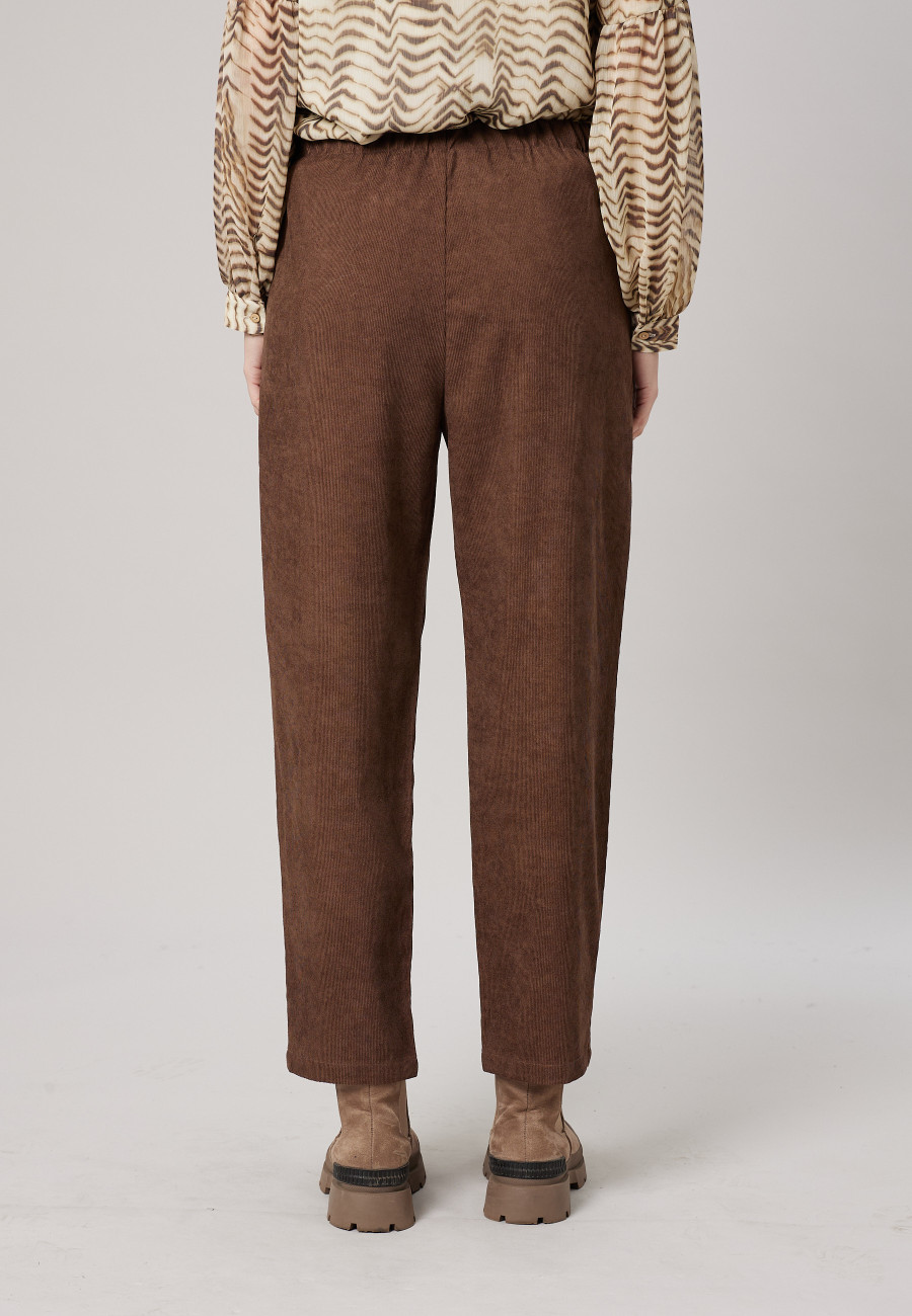 NOLANI Trousers Light Brown women-4
