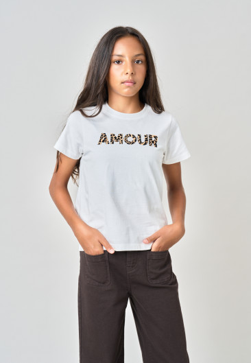 T-shirt LYANA Black fille-1