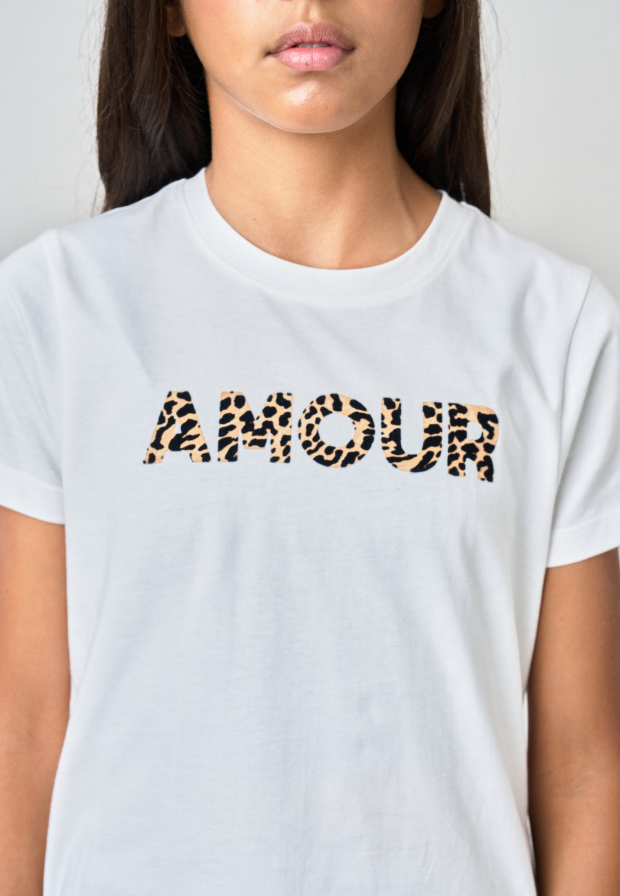 LYANA T-shirt Off White girls-3