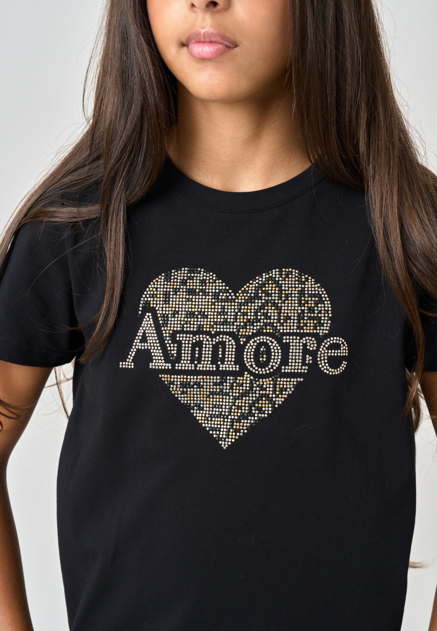 T-shirt SOLINE Black fille-3