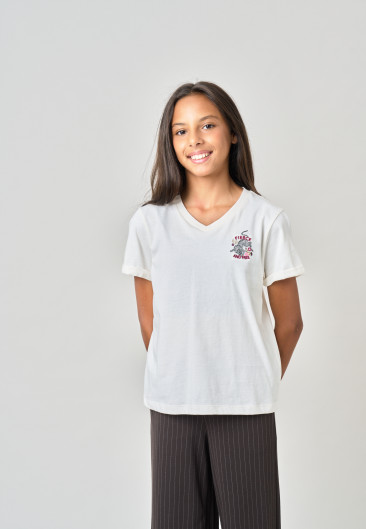 ARMELA T-shirt Black girls-1
