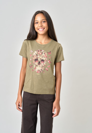 BESKULL T-shirt Black girls-1